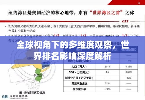 全球视角下的多维度观察，世界排名影响深度解析